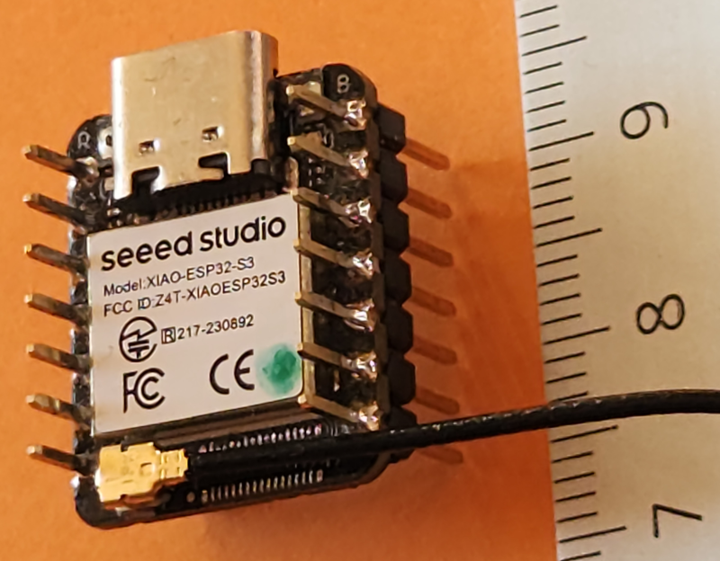 XIAO ESP32 S3 microcontroller board